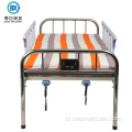 Engelli manuel ayarlanabilir metal ev bakım yatağı
